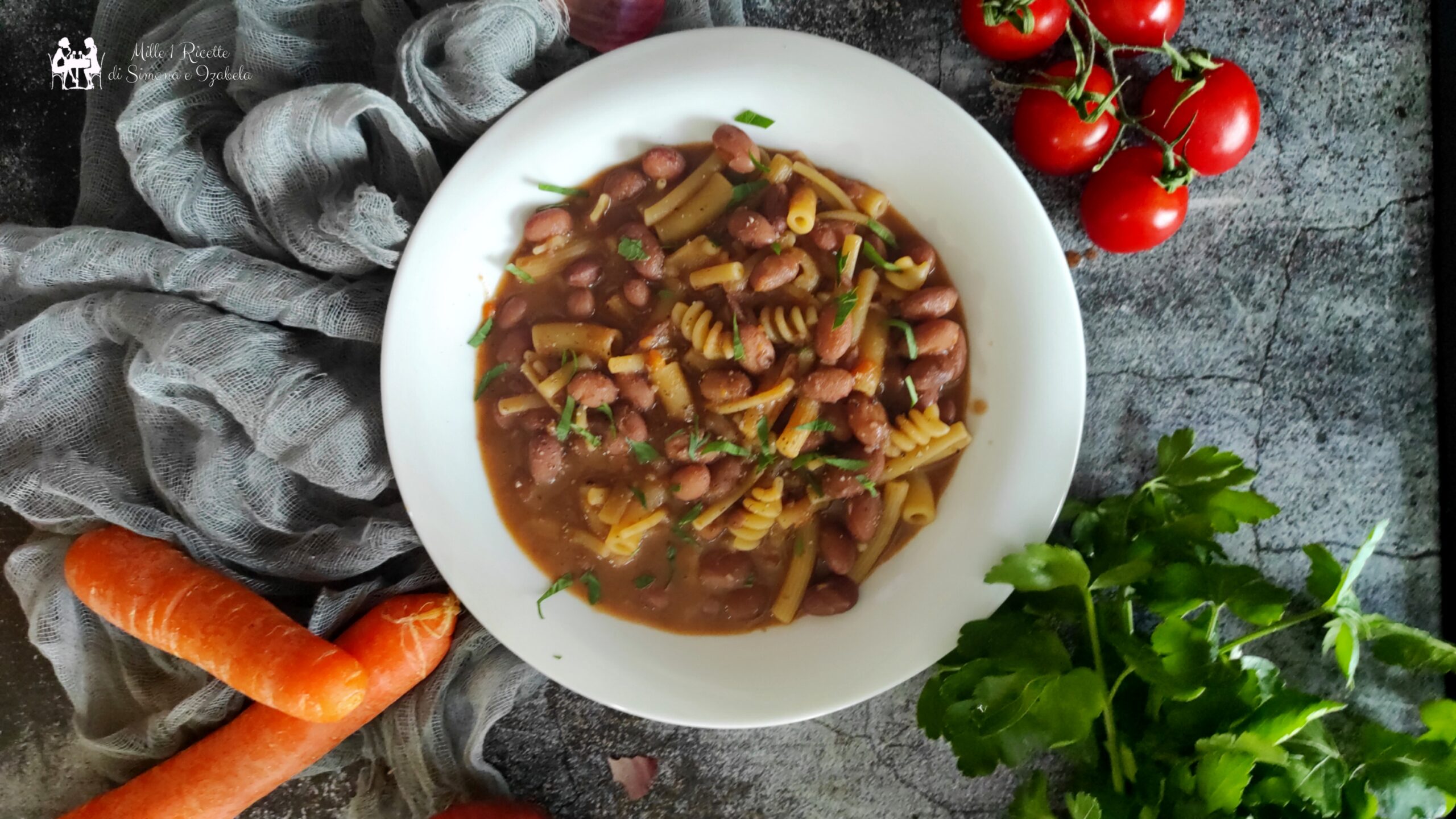 Pasta e fagioli cremosa e facile