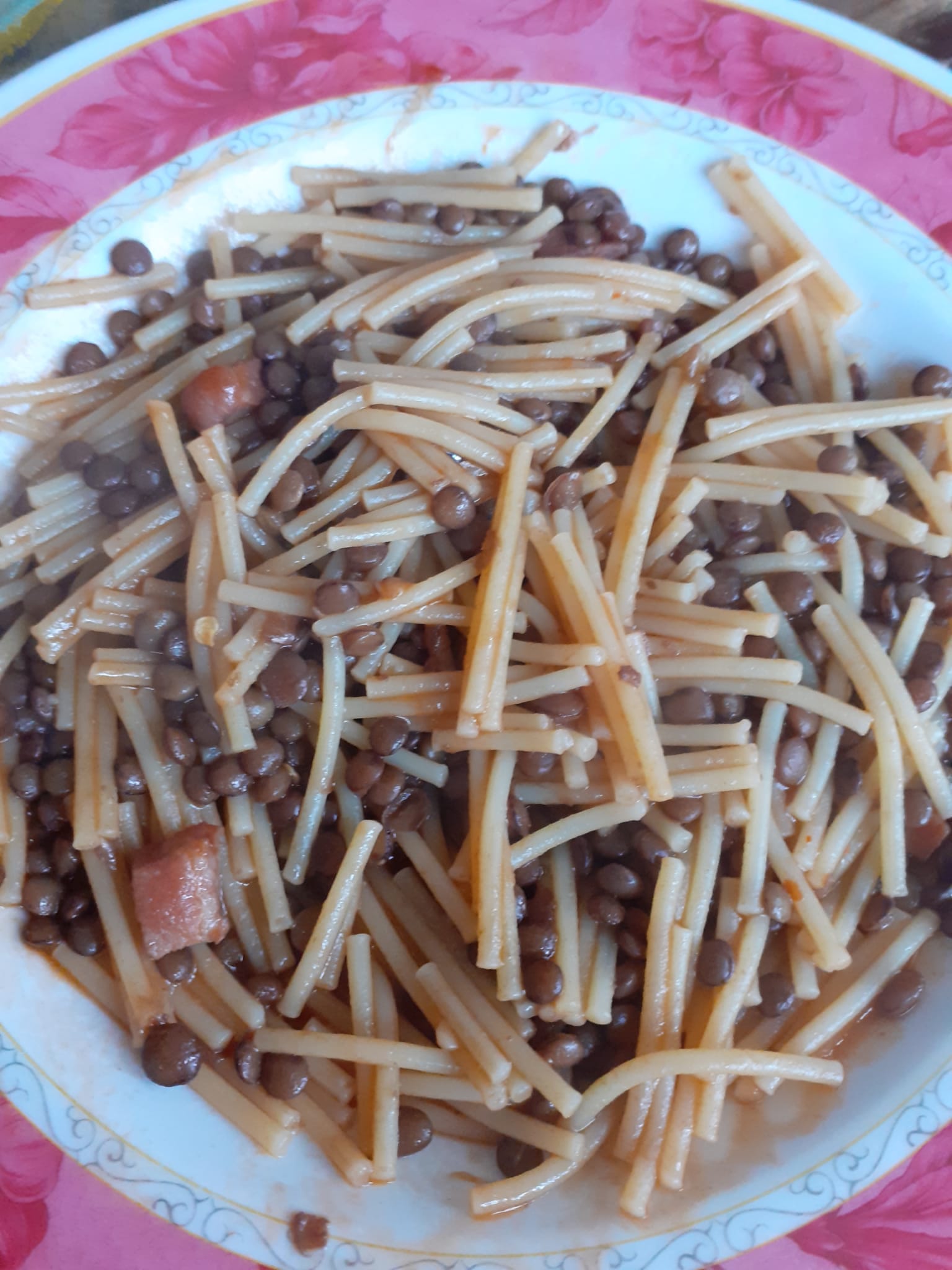 Pasta e lenticchie