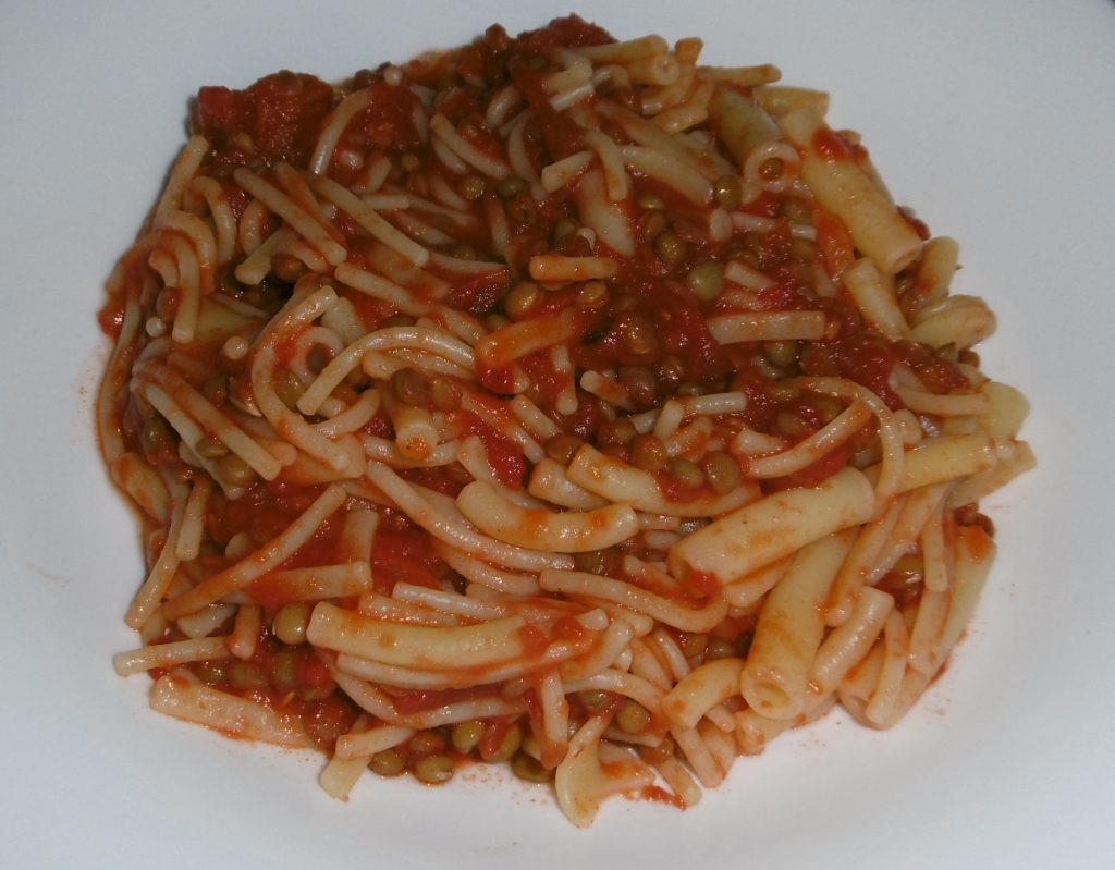 Pasta e lenticchie