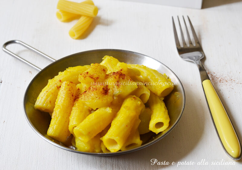 Pasta e patate alla siciliana