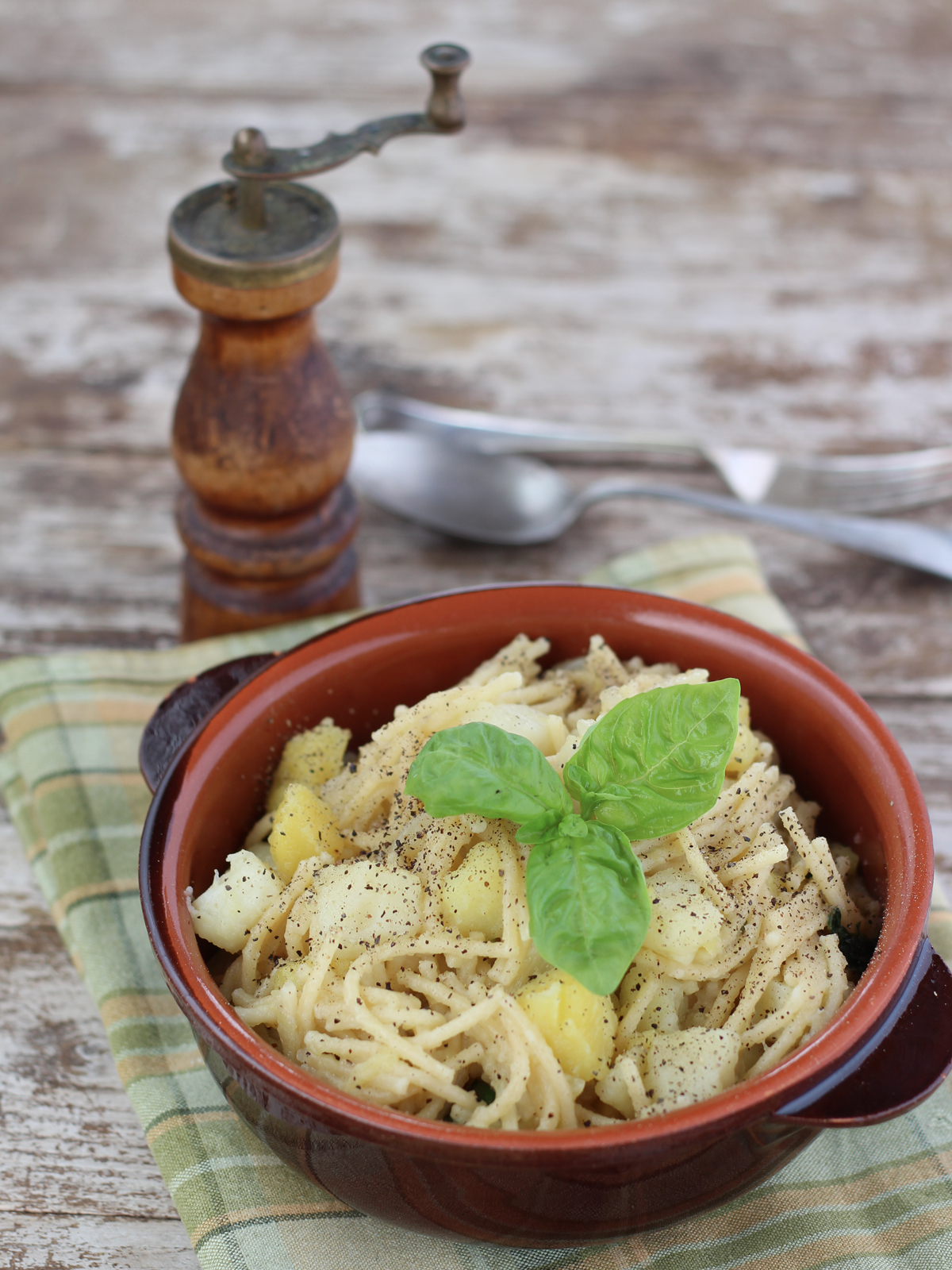 Pasta e patate sfritta di zia rosa