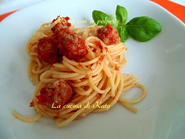 Pasta e polpette ricetta semplice