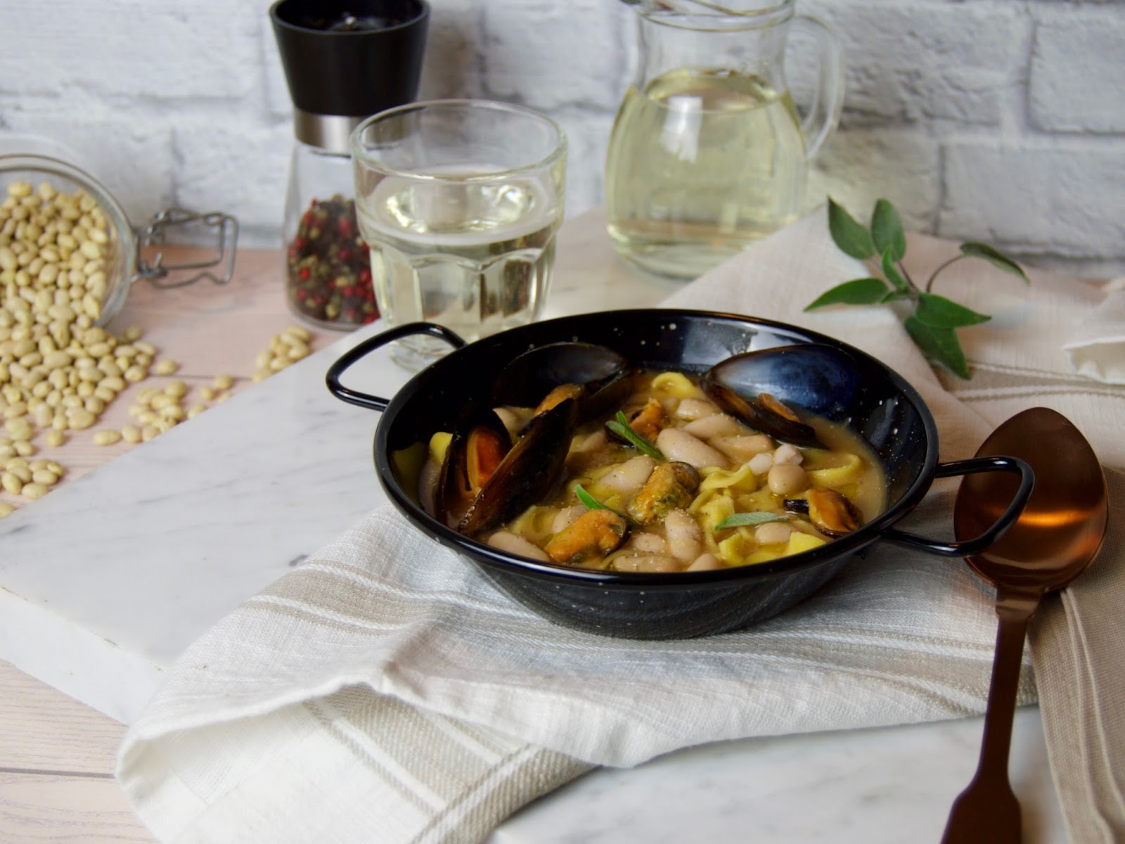 Pasta, fagioli e.. cozze!