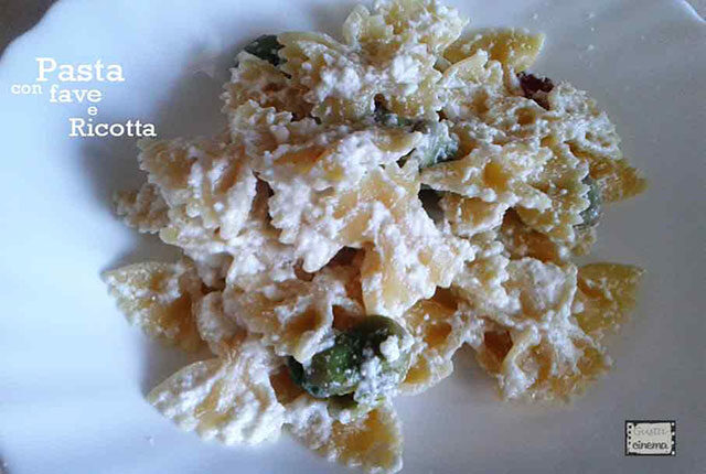 Pasta fave e ricotta