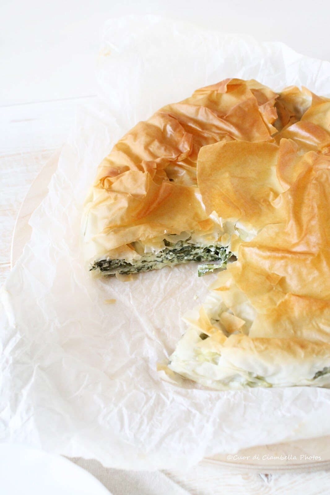 Pasta fillo, biete e ricotta (la mia spanakopita light)