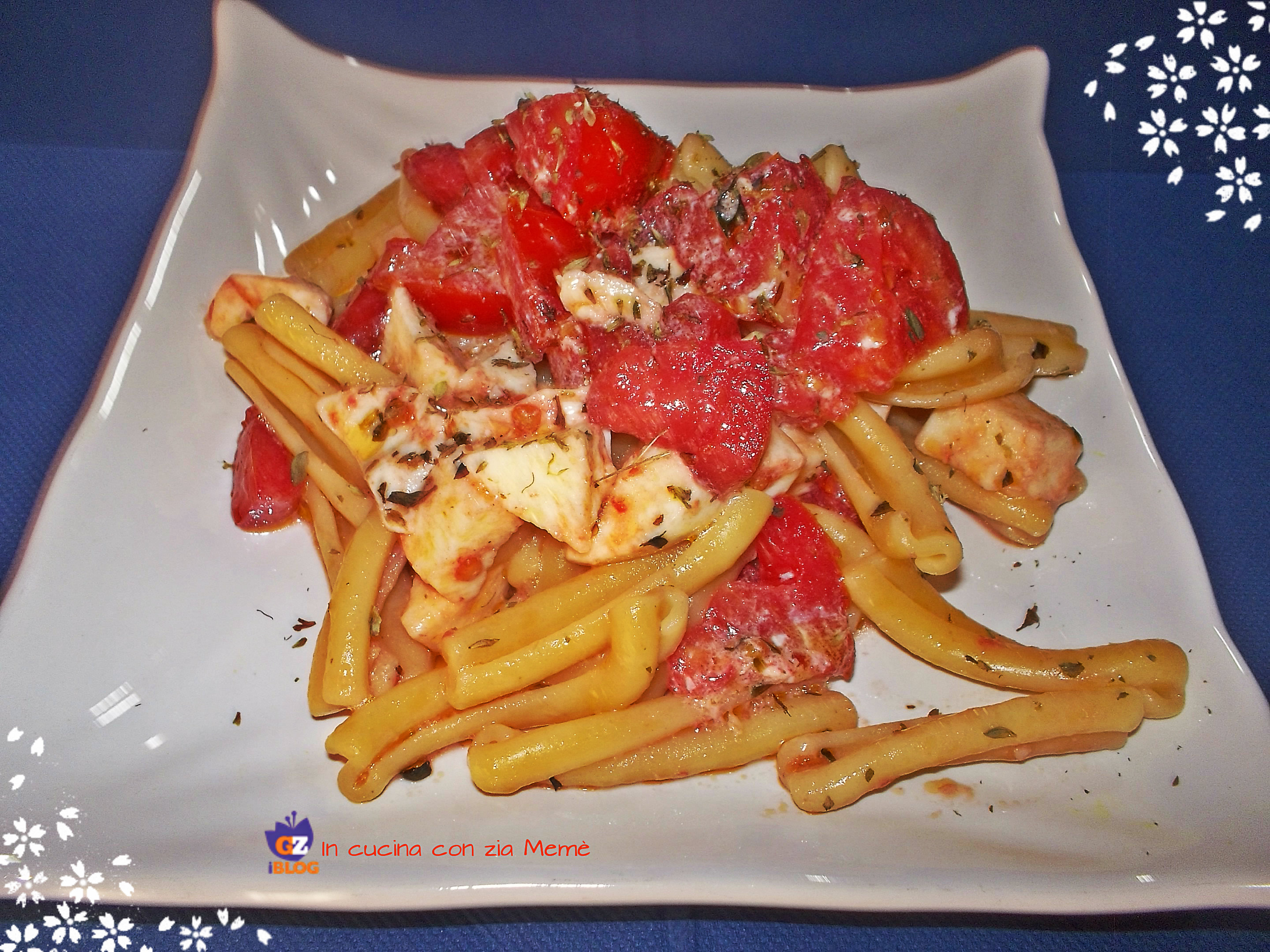 Pasta fredda alla caprese