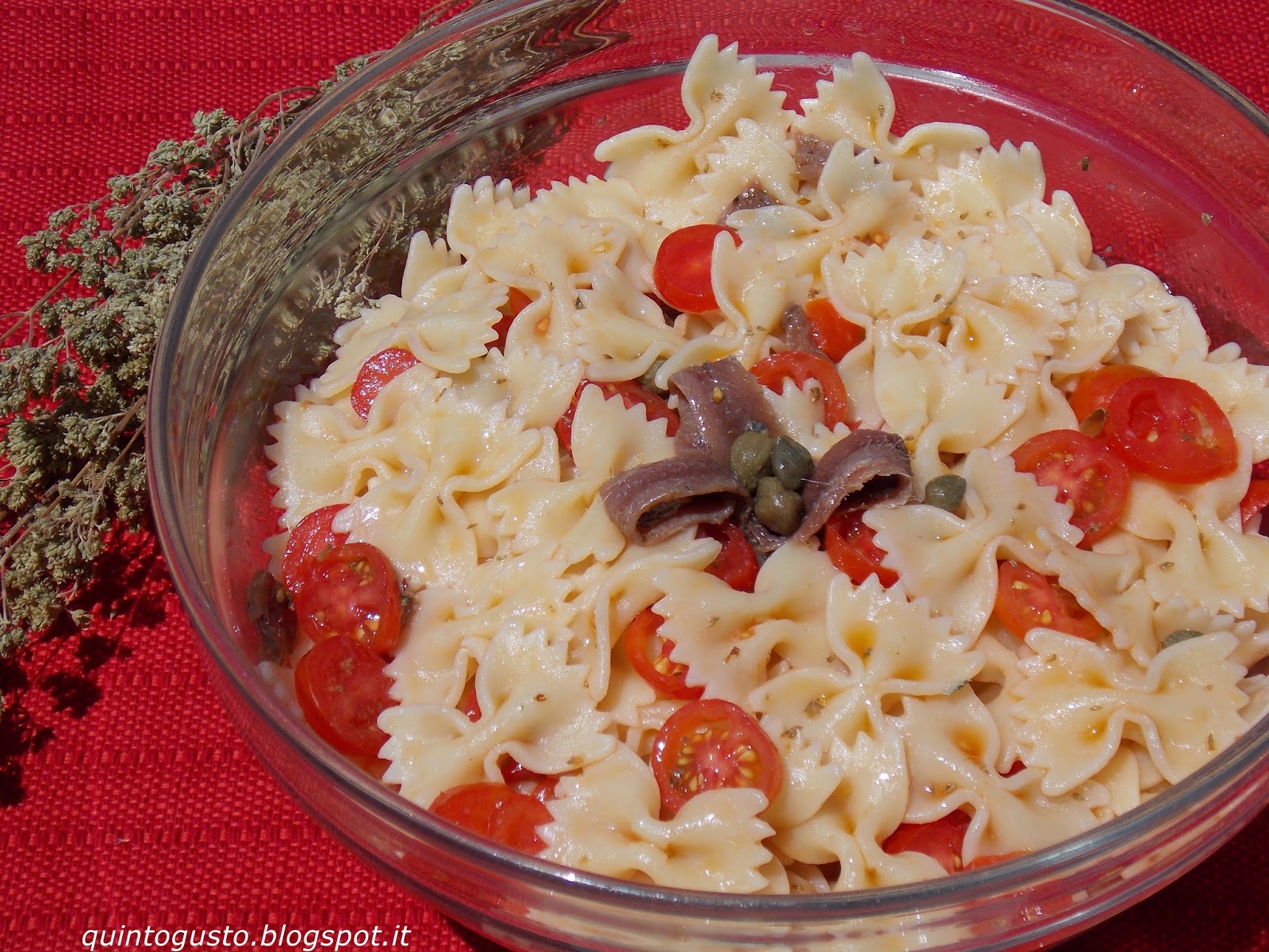 Pasta fredda alla marinara