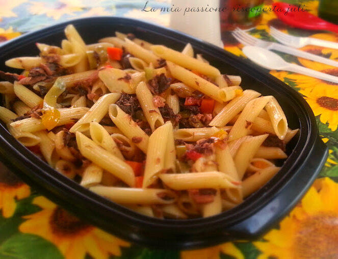 Pasta fredda con buzzonaglia