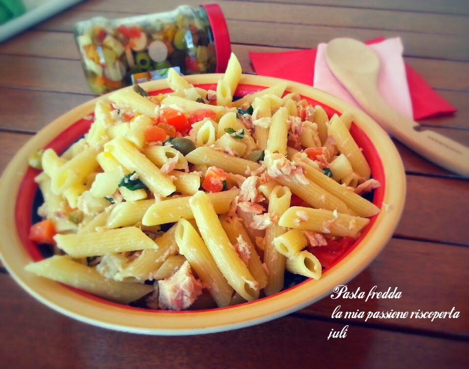 Pasta fredda con penne rigate