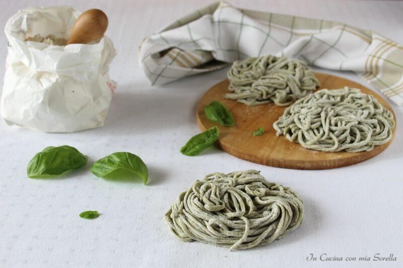 Pasta fresca al basilico