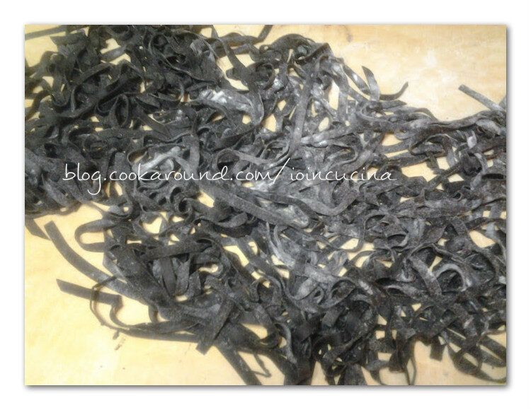 Pasta fresca al nero di seppia