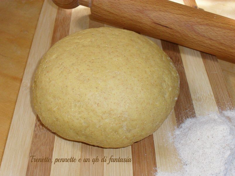 Pasta fresca con farina integrale fatta in casa