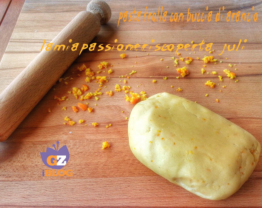 Pasta frolla con buccia d’arancia