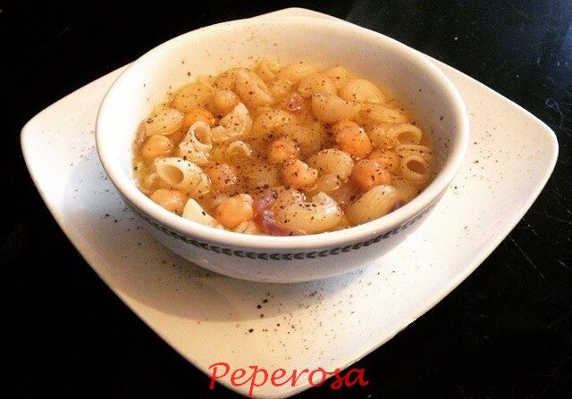 Pasta integrale e ceci