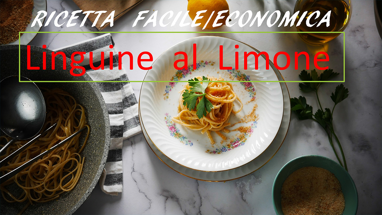 Pasta linguine al limone ?​?​✌️​ ricetta di mia nonna elisa ❤️ facile ed economica !