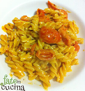 Pasta nduja e pomodorini