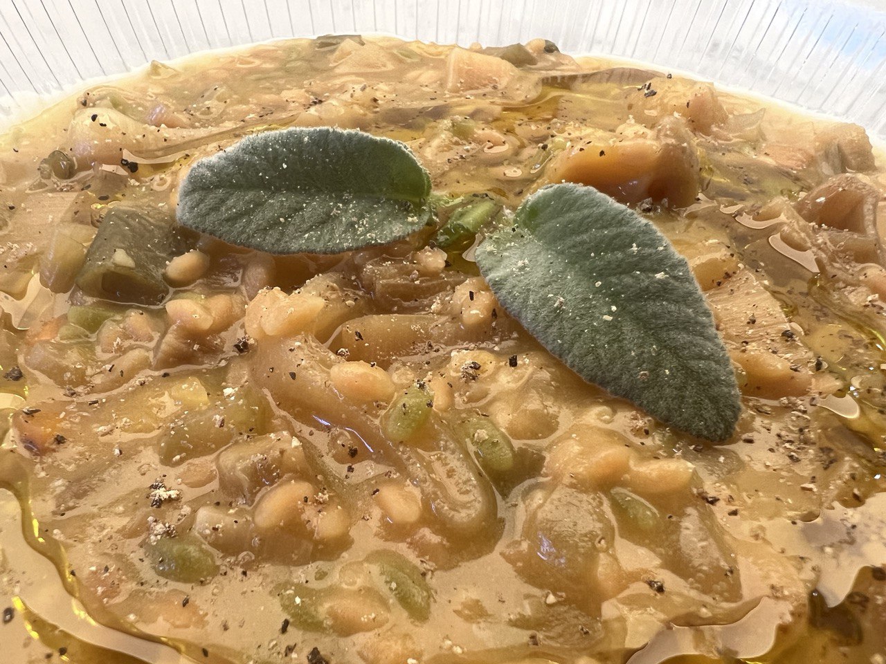 Pasta o riso (o legumotti) con zucca e porro