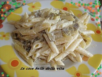 Pasta panna e carciofi