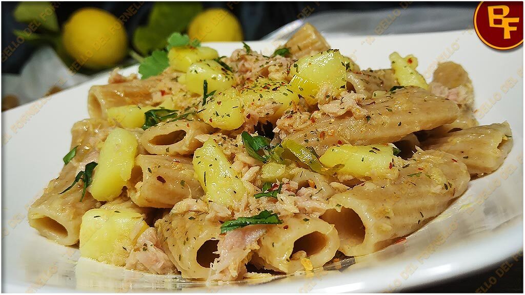Pasta patate e tonno