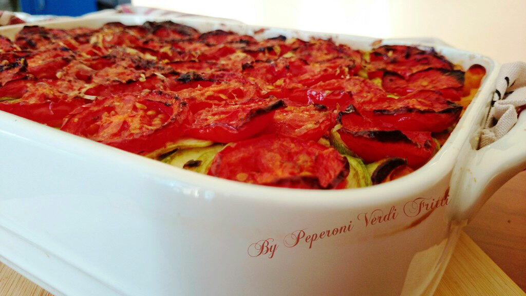 Pasta patate e zucchine al forno