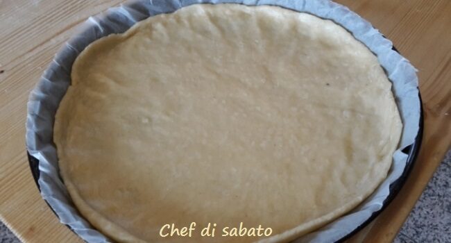 Pasta per torta salata senza burro