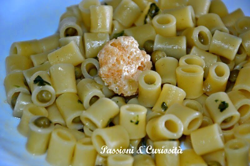 Pasta piselli e grok