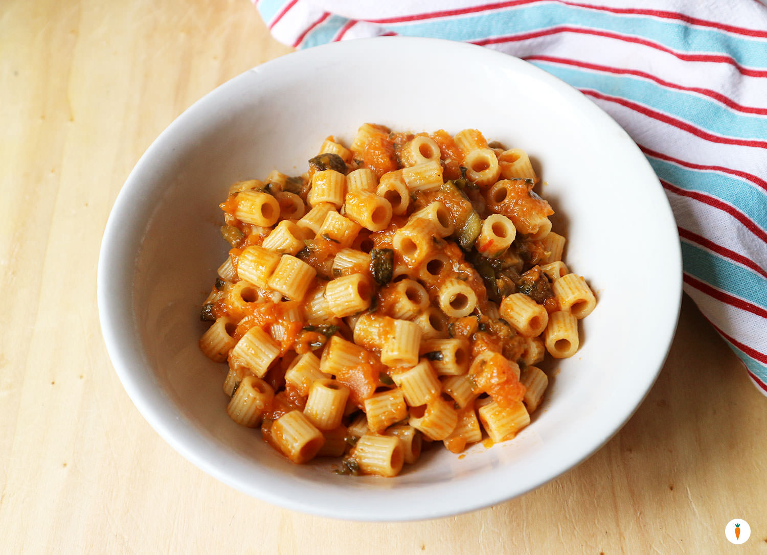 Pasta primavera al cucchiaio