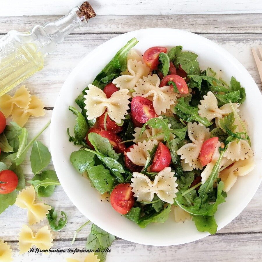 Pasta rucola e pachino.