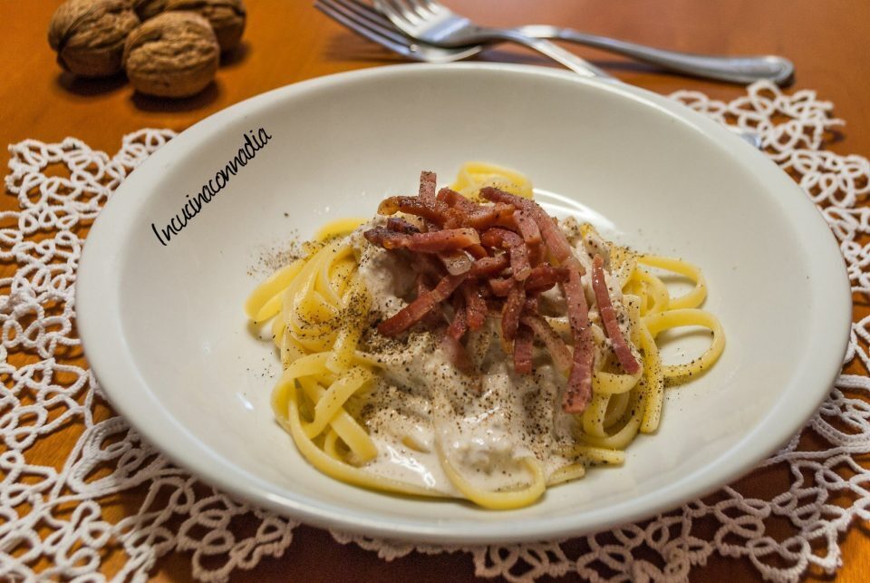 Pasta speck e noci una ricetta dal sapore di montagna