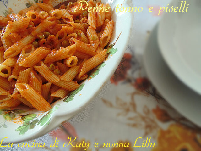 Pasta tonno e piselli