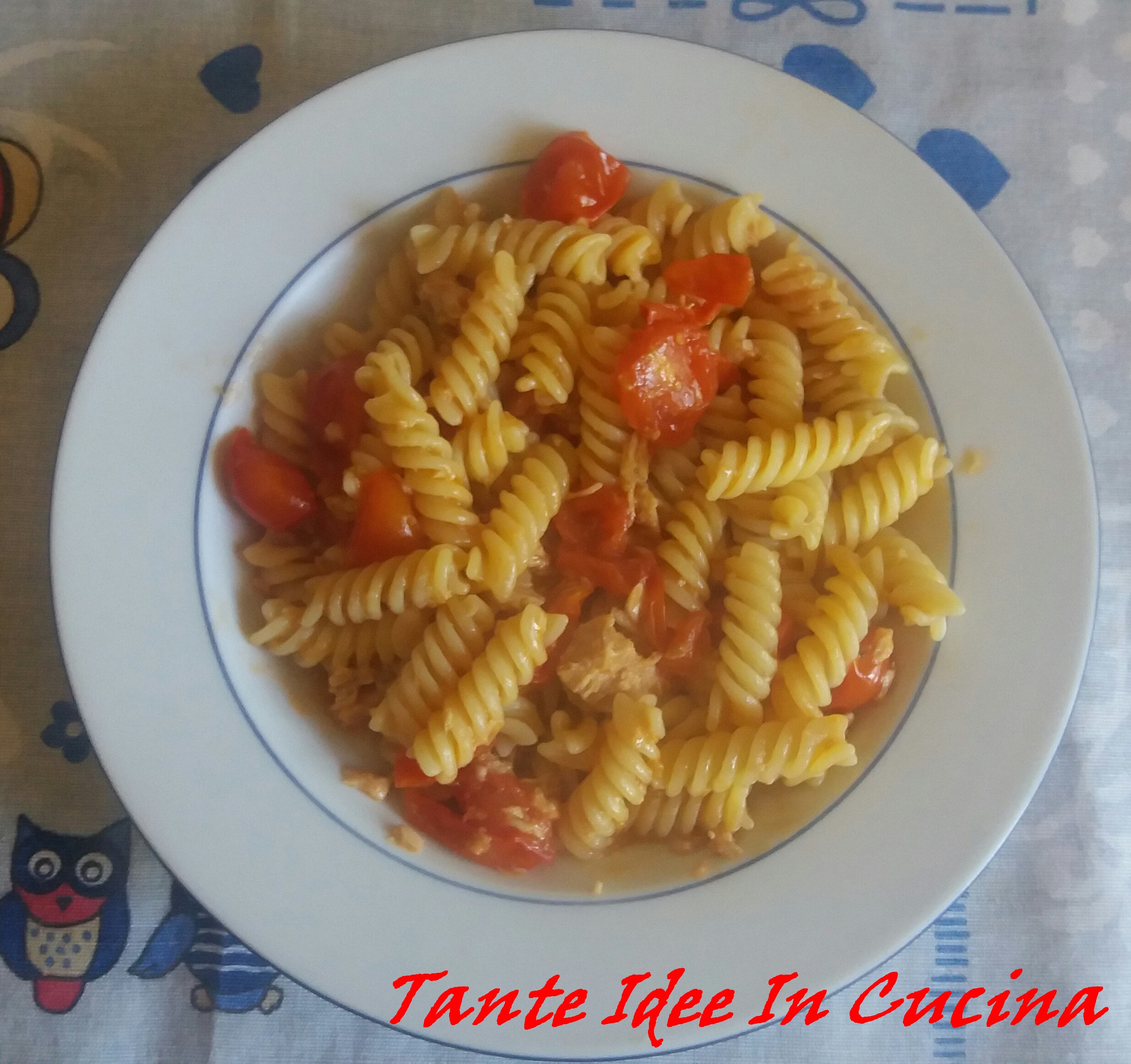 Pasta tonno e pomodorini