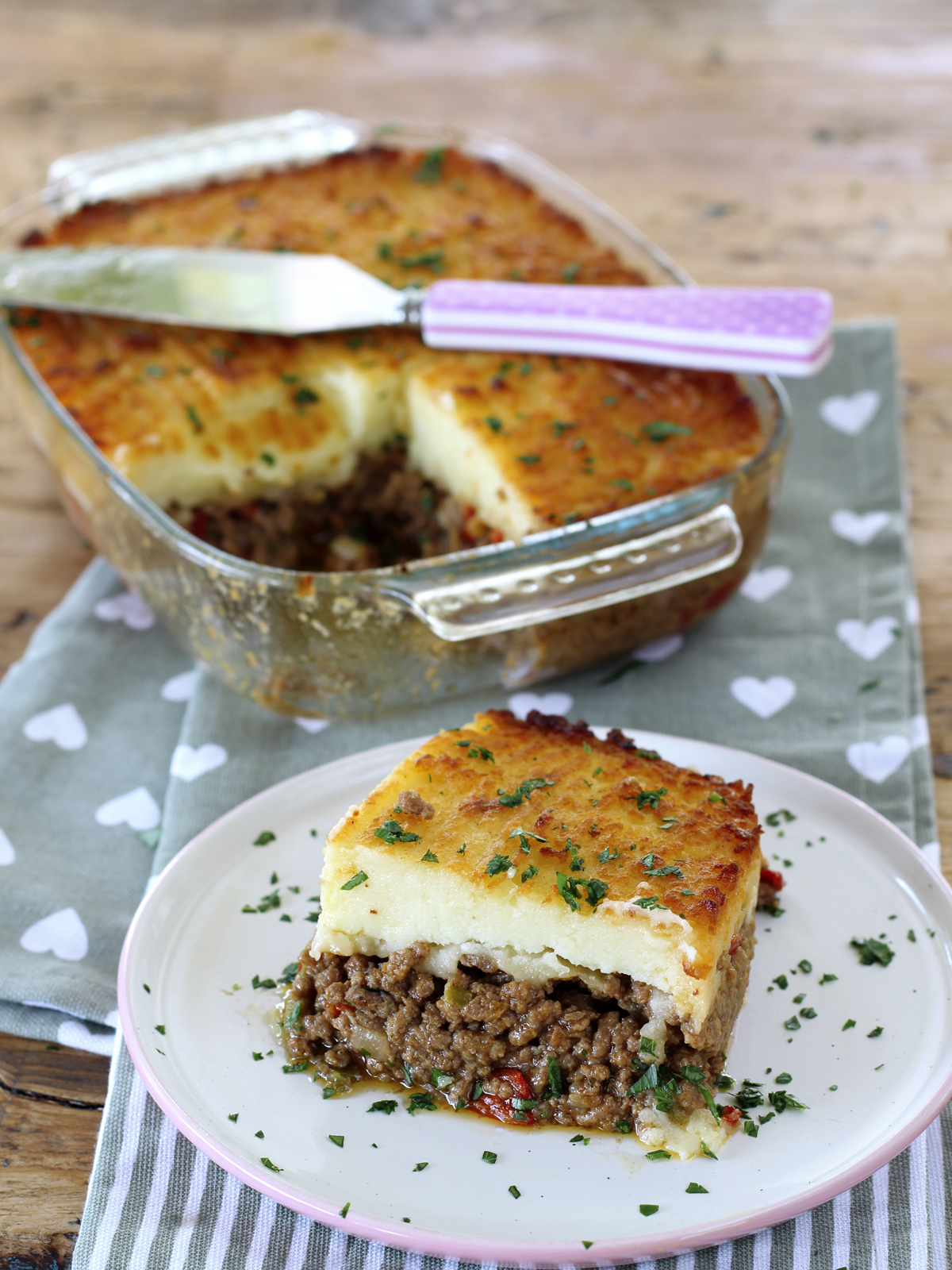 Pastel de papas y carne
