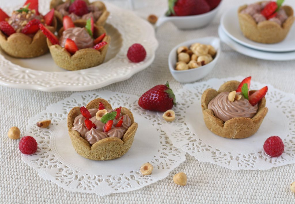 Pasticcini light senzaburro con nocciolata