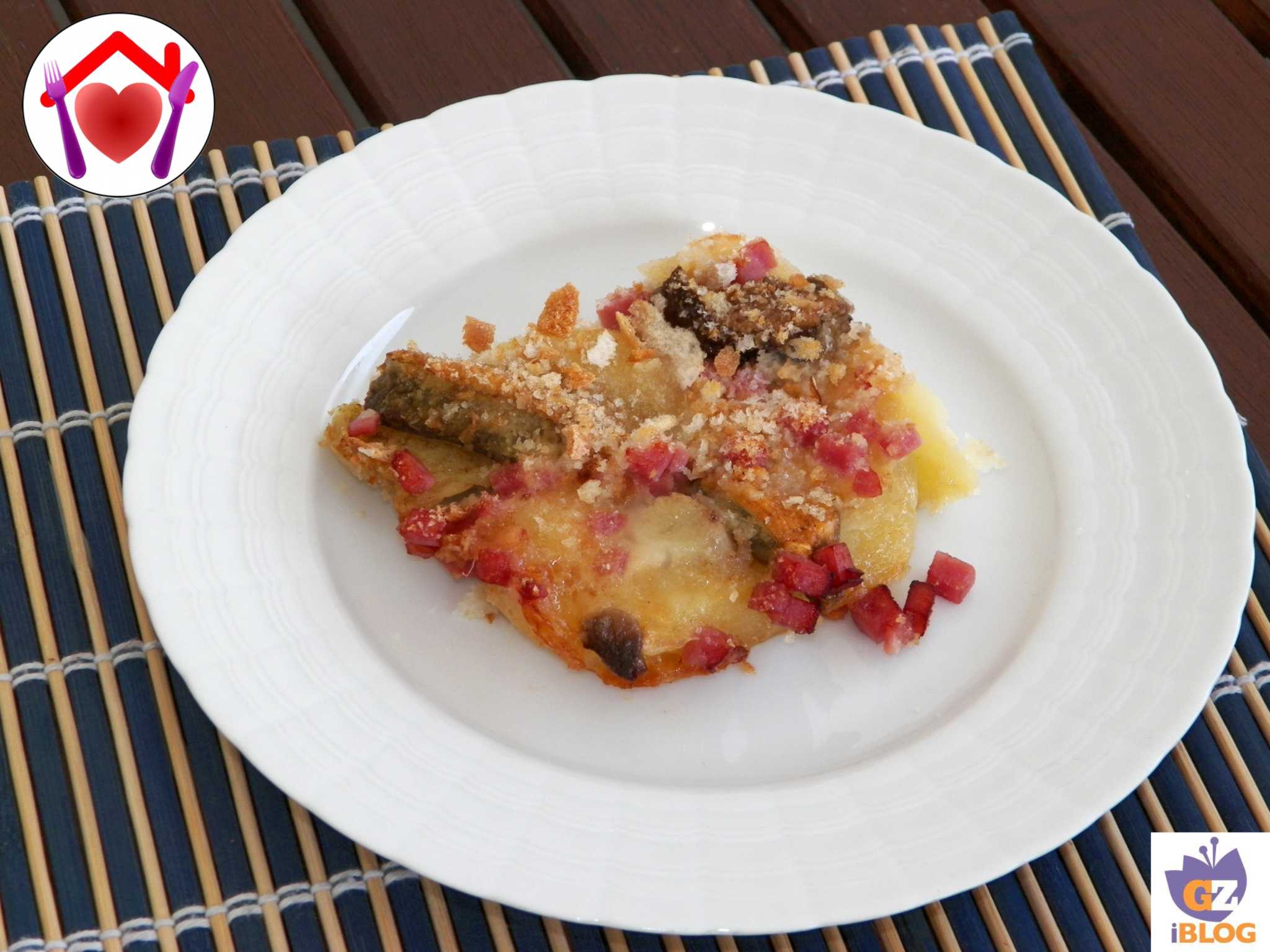 Pasticcio di patate e porcini