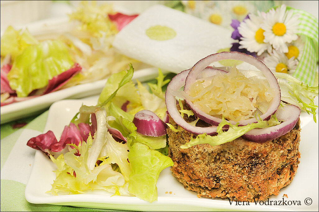 Pasticcio di primavera con avena e cannellini