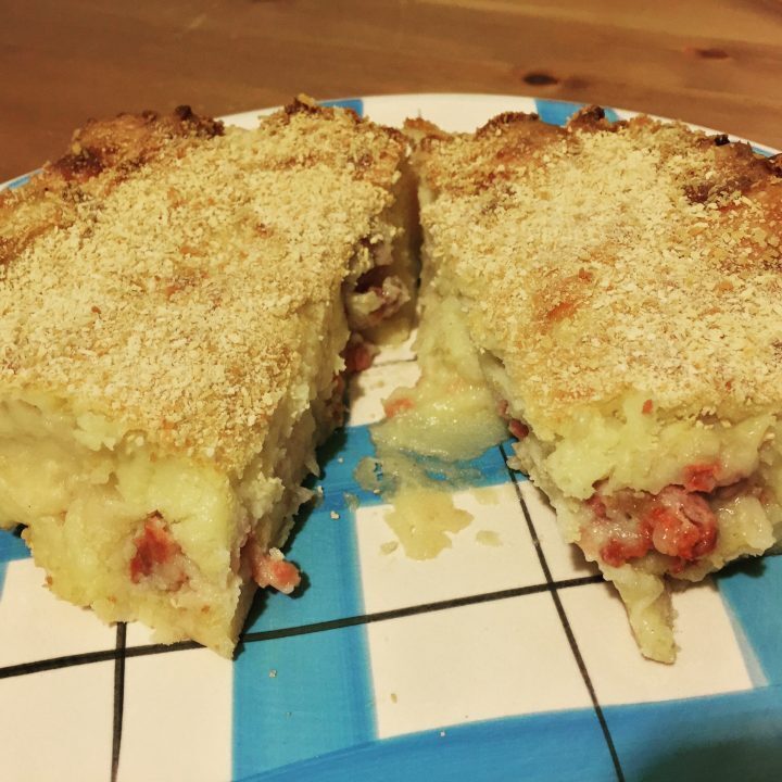 Pasticcio facile di patate e salsiccia