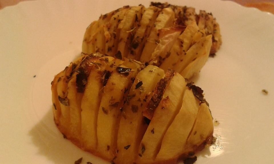 Patate a fisarmonica piccanti