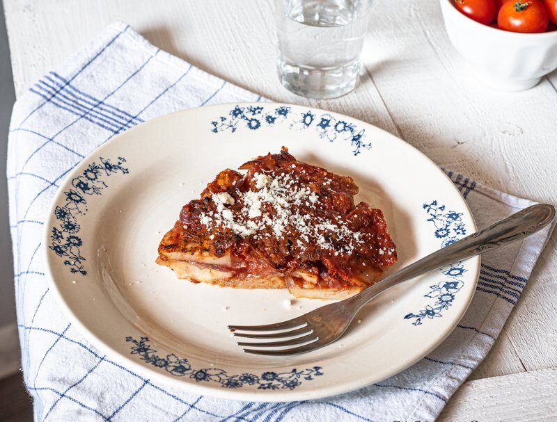 Patate a sfincione ricetta siciliana