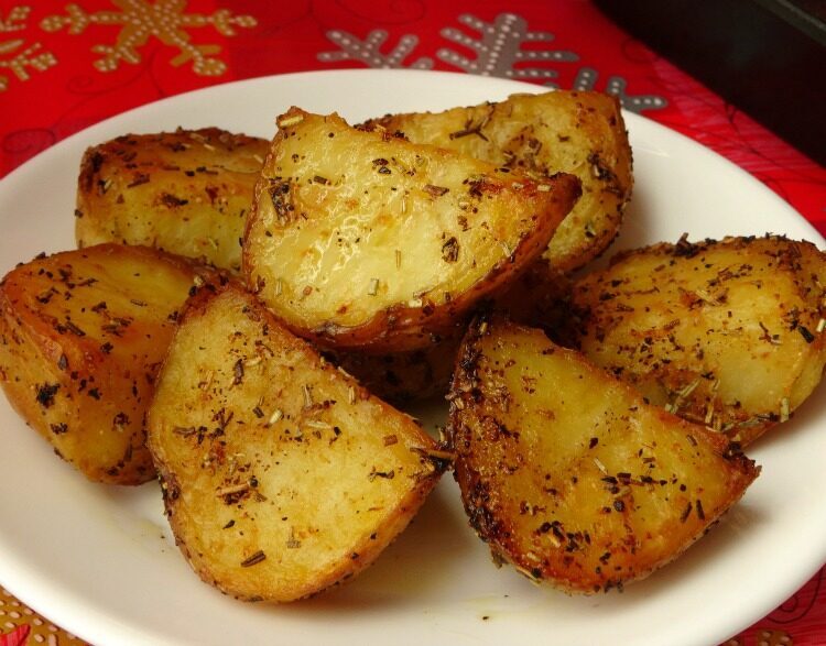 Patate al forno aglio e rosmarino