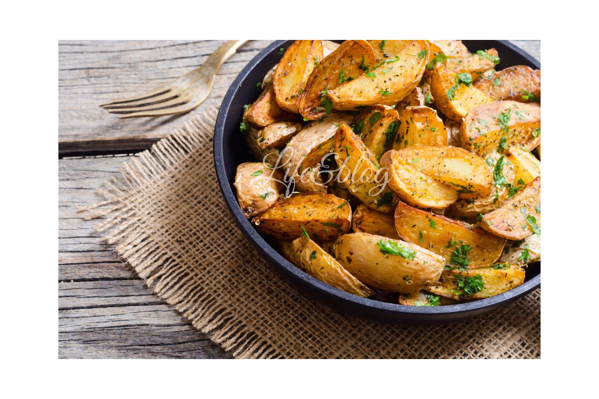 Patate al forno con la buccia
