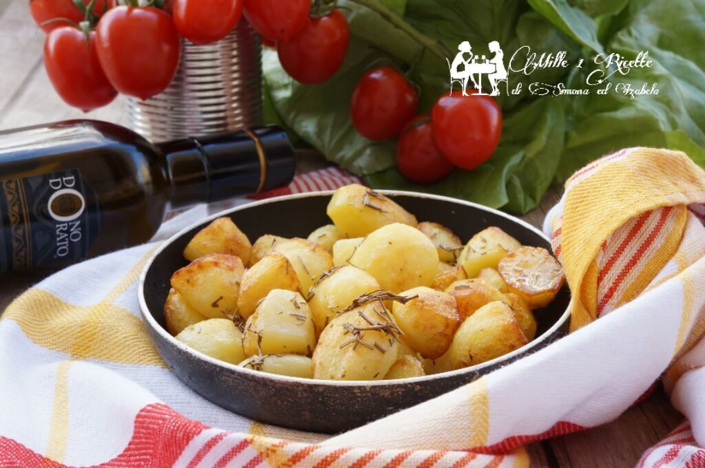 Patate al rosmarino saltate in padella versione light