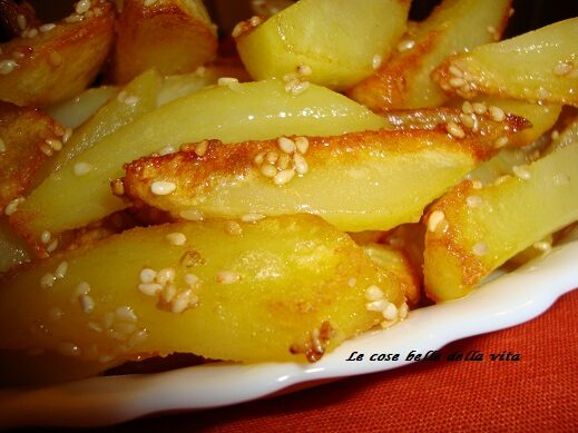 Patate al sesamo
