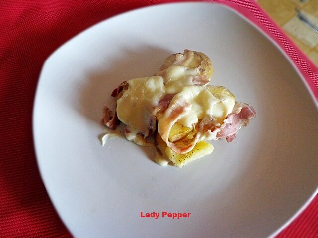 Patate alla birra con pancetta