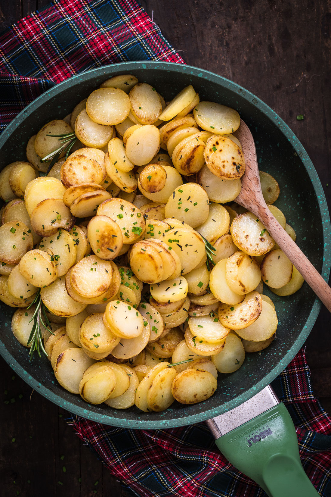Patate arrostite in padella light e velocissime  – rostkartoffeln tirolesi