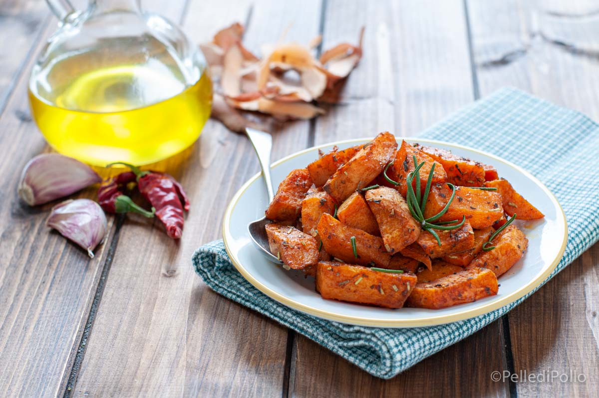 Patate dolci al forno