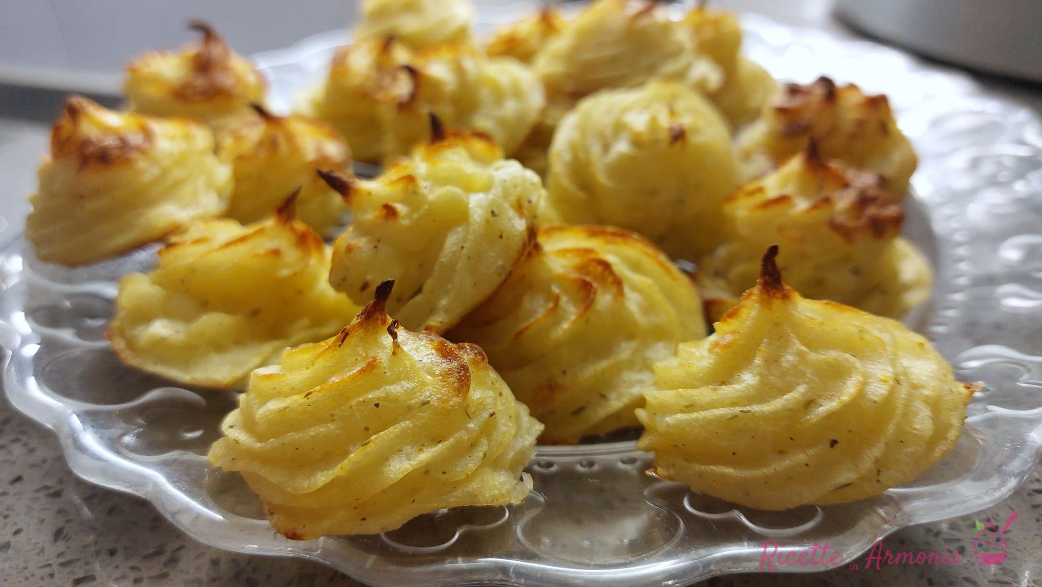 Patate duchessa light vegan