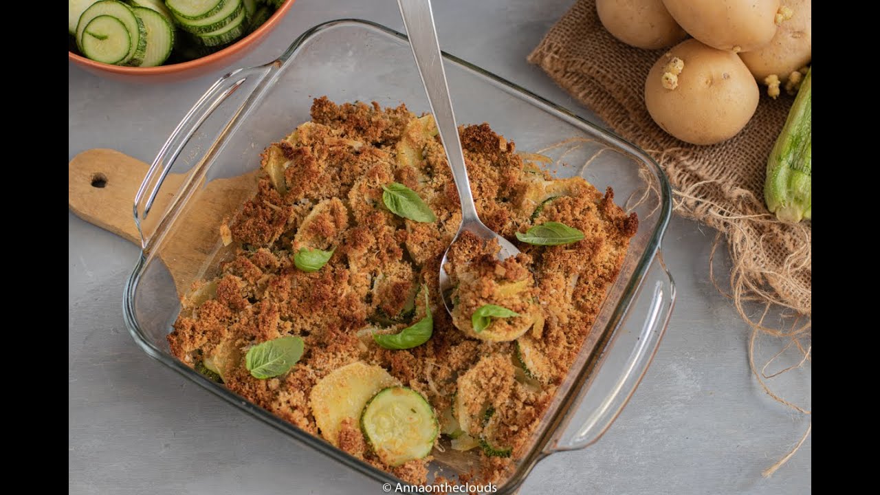 Patate e zucchine gratinate: ricetta al forno