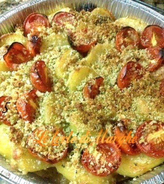 Patate gratinate con gorgonzola