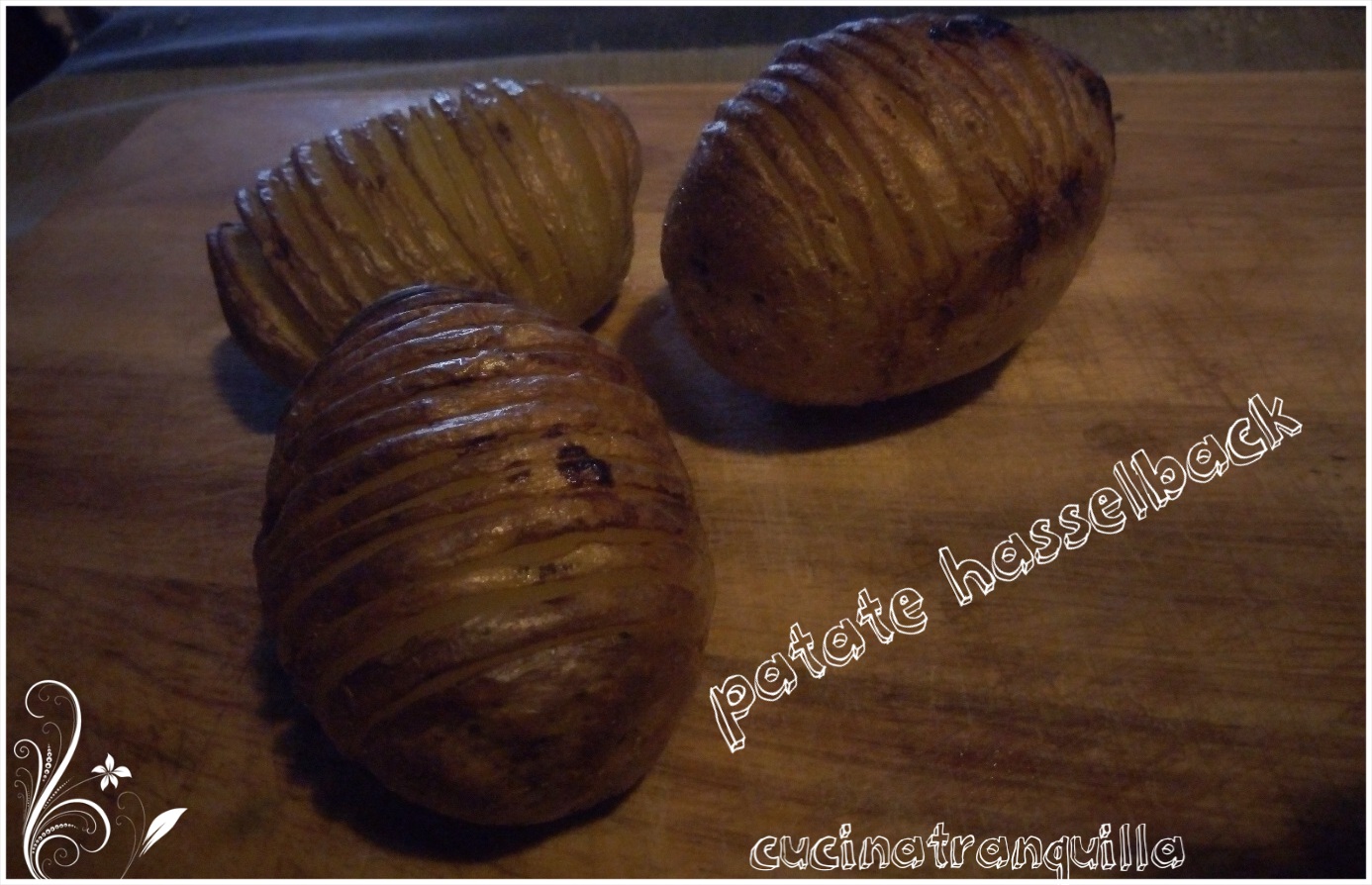 Patate hasselback