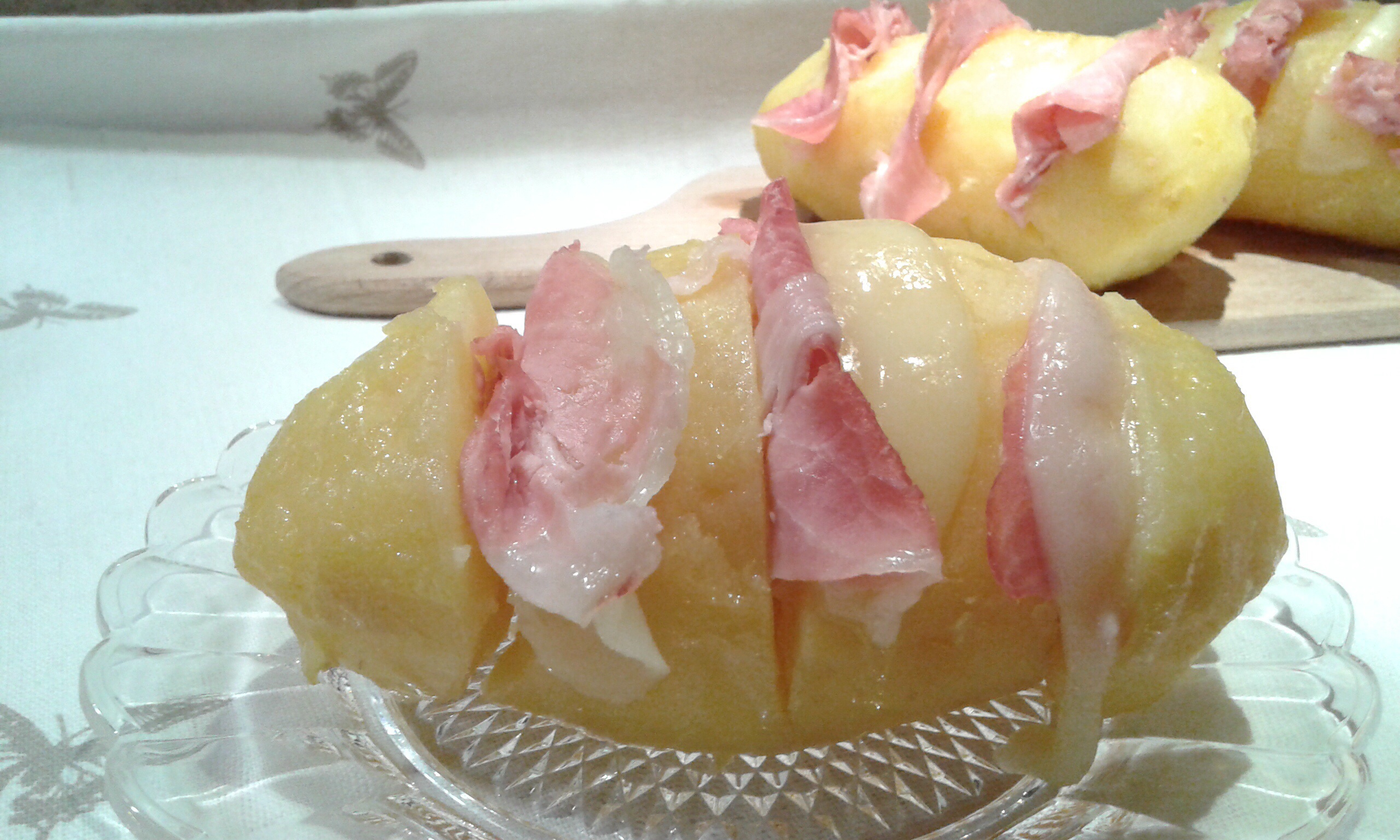 Patate hasselback
